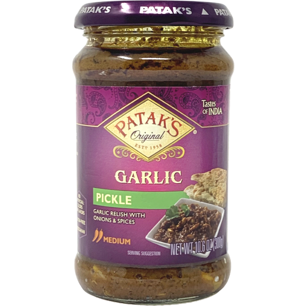 Pack of 2 - Patak's Garlic Pickle Medium - 10.5 Oz (300 Gm)