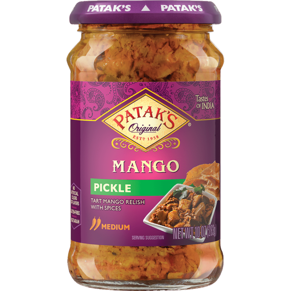 Pack of 2 - Patak's Mango Pickle Medium - 10 Oz (283 Gm)