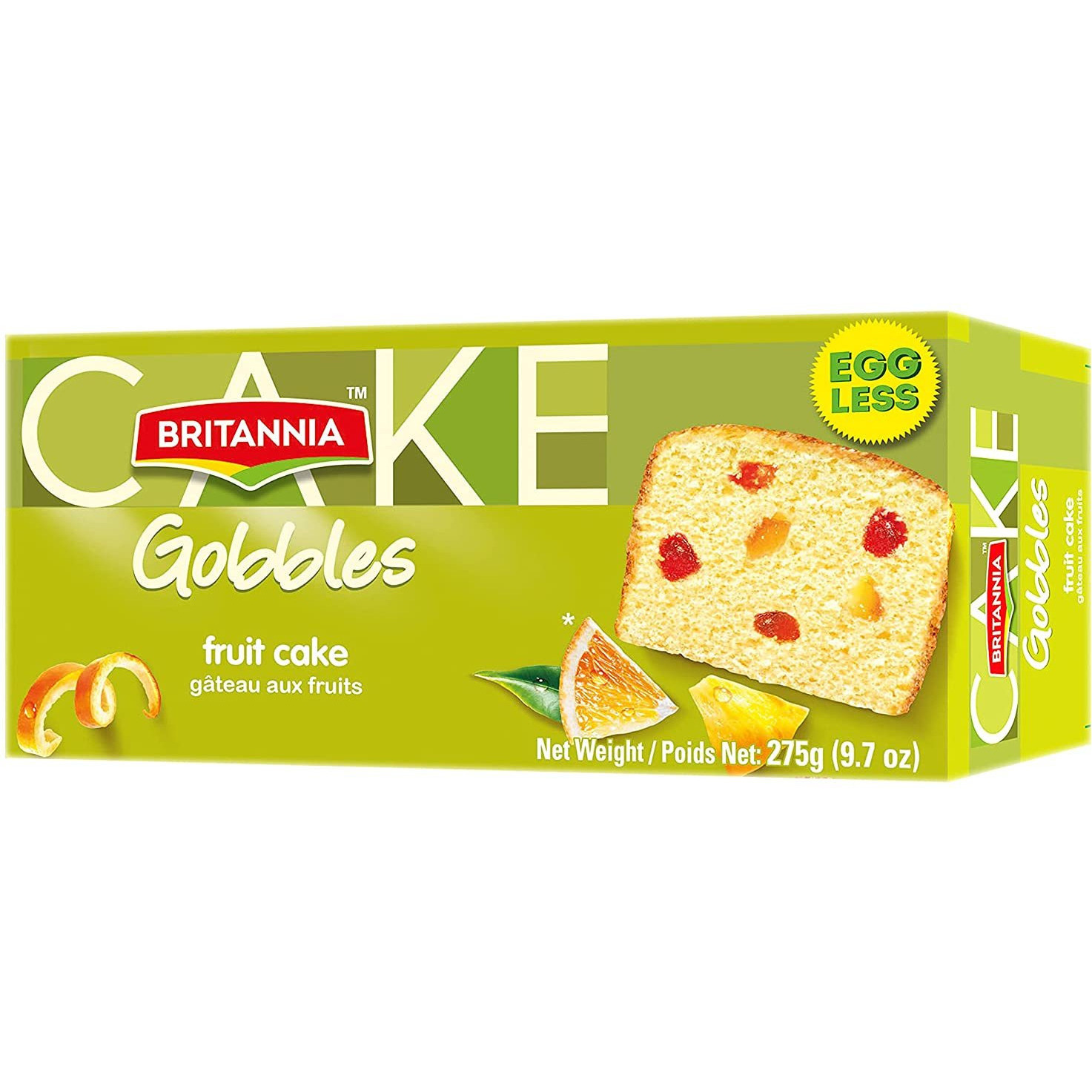 Pack of 2 - Britannia Fruit Cake Eggless - 9.7 Oz (274.99 Gm)