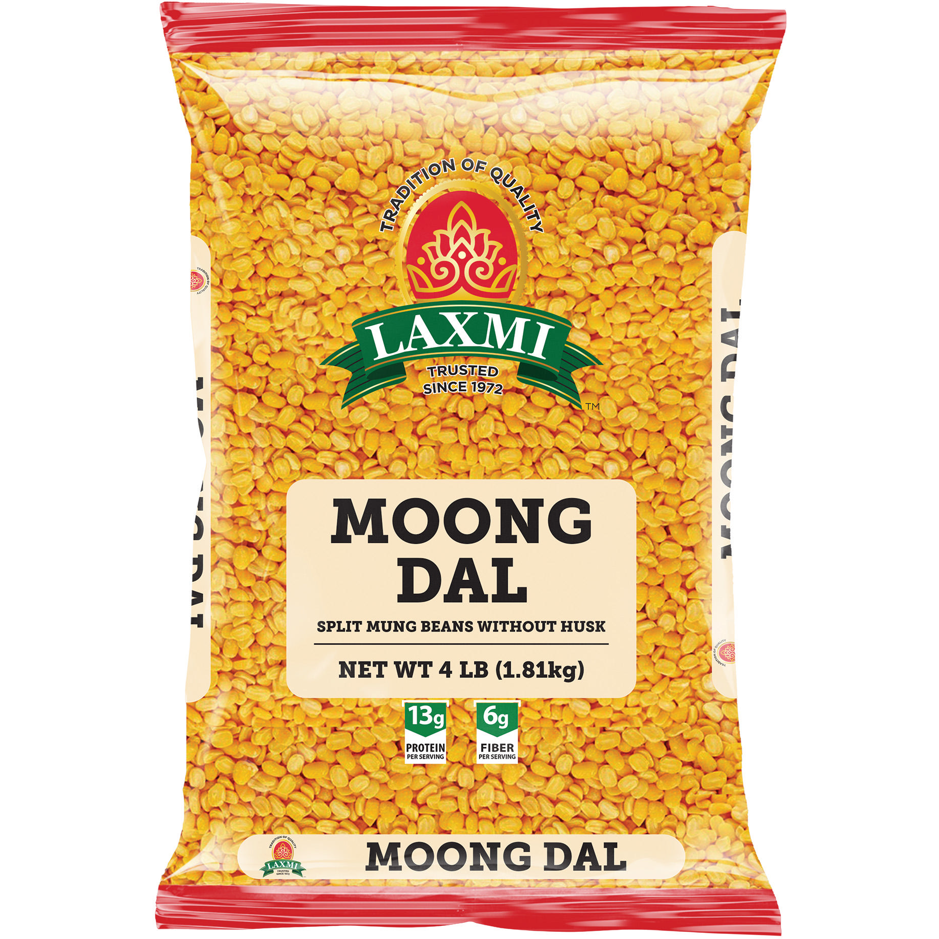 Pack of 2 - Laxmi Moong Dal - 4 Lb (1.81 Kg)