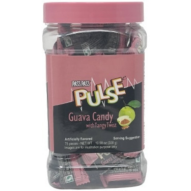 Pack of 2 - Pass Pass Pulse Guava Candy - 300 Gm (10.5 Oz)
