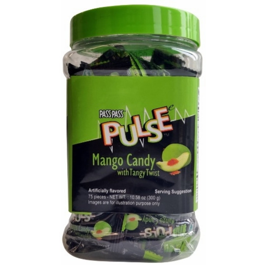 Pack of 5 - Pass Pass Pulse Kacha Aam Mango Candy - 300 Gm (10 Oz)