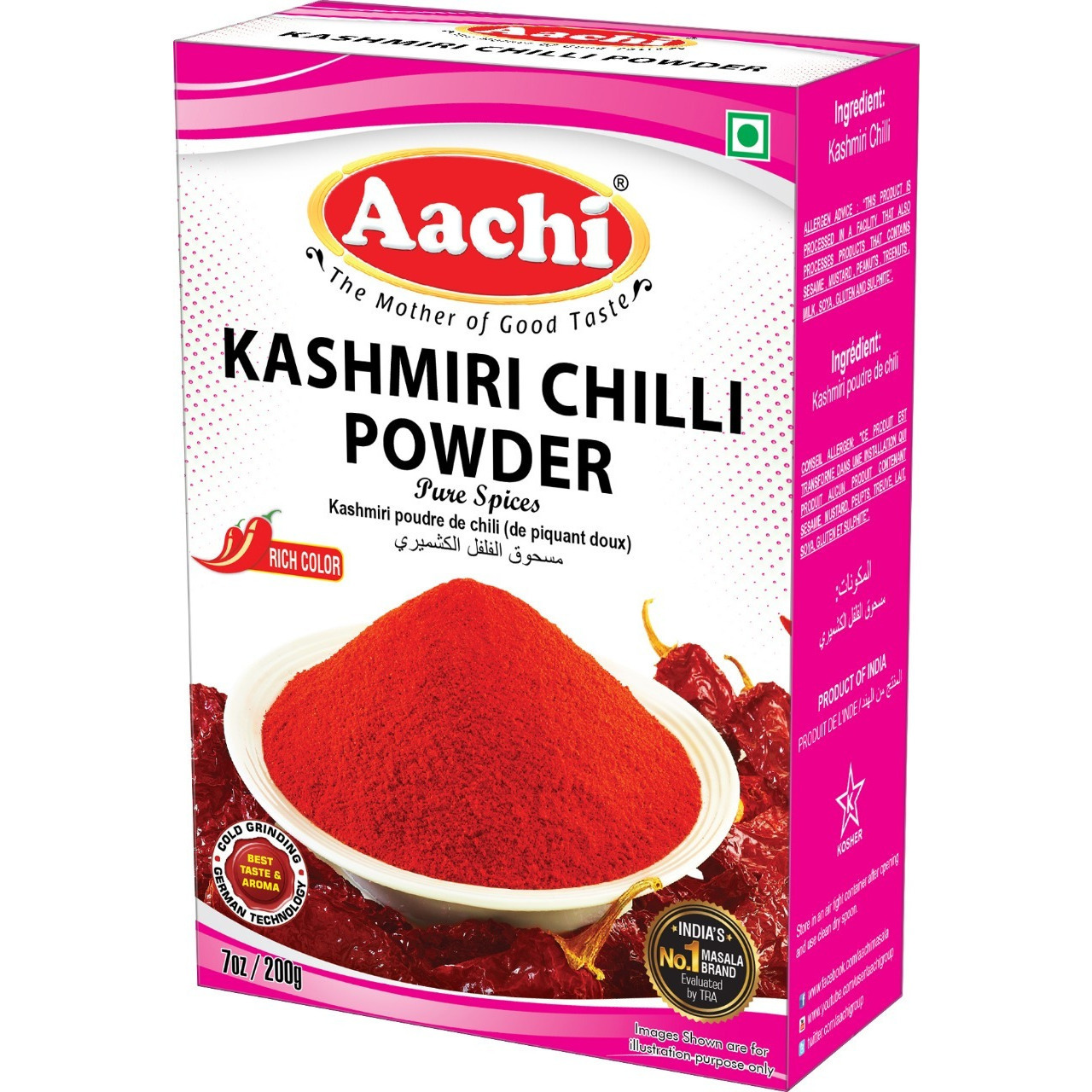 Pack of 2 - Aachi Kashmiri Chilli Powder - 160 Gm (5.6 Oz)