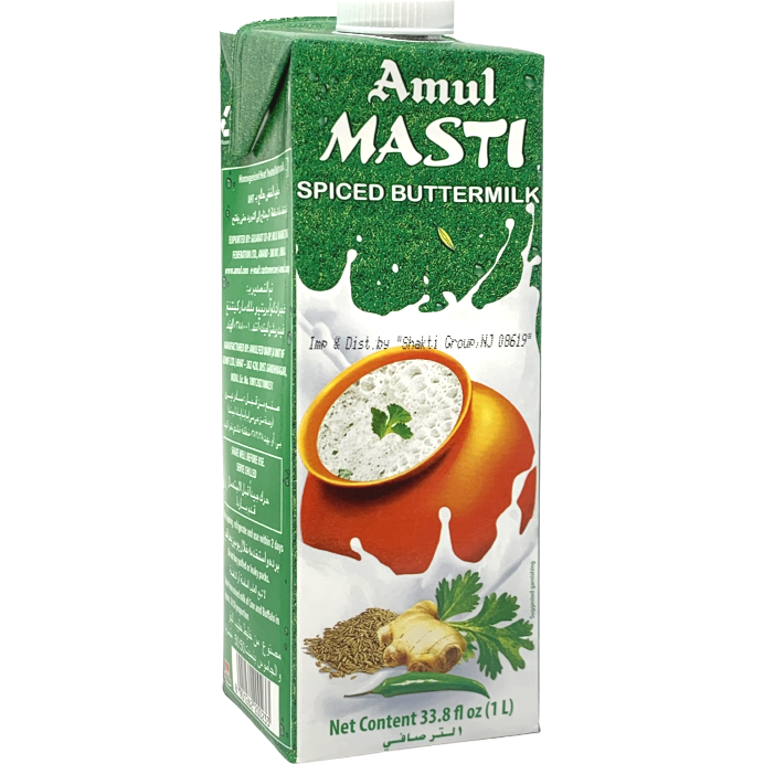 Pack of 2 - Amul Masti Spiced Buttermilk - 1 L (33.8 Fl Oz)
