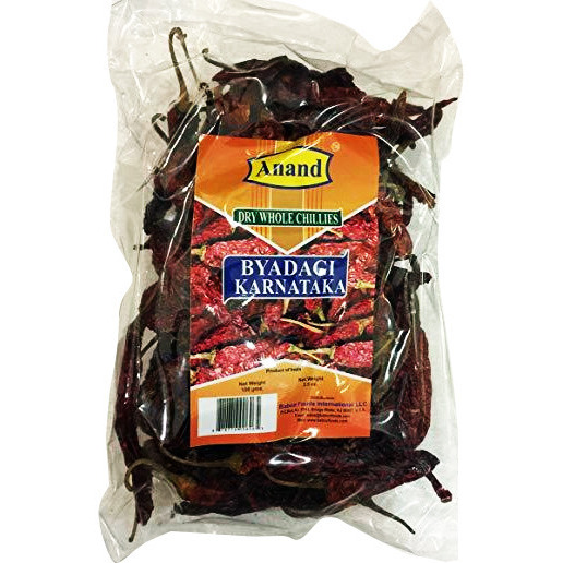 Pack of 5 - Anand Dry Whole Karnataka Byadagi Chillies - 200 Gm (7 Oz)