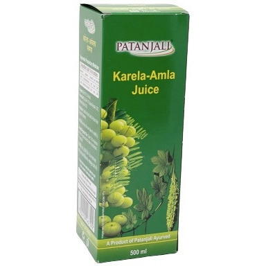 Pack of 2 - Patanjali Karela Amla Juice - 500 Ml (17.63 Fl Oz)