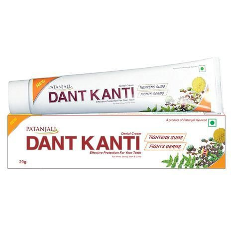 Pack of 5 - Patanjali Dant Kanti Natural Toothpaste - 200 Gm (7 Oz)