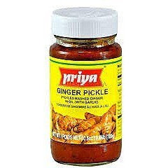 Pack of 2 - Priya Ginger Pickle With Garlic - 300 Gm (10.58 Oz)