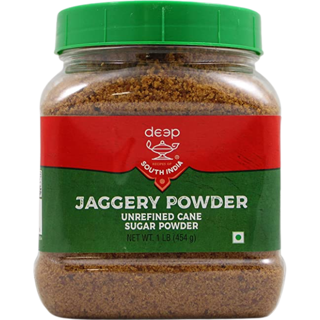 Pack of 3 - Deep South India Jaggery Powder - 1 Lb (454 Gm)