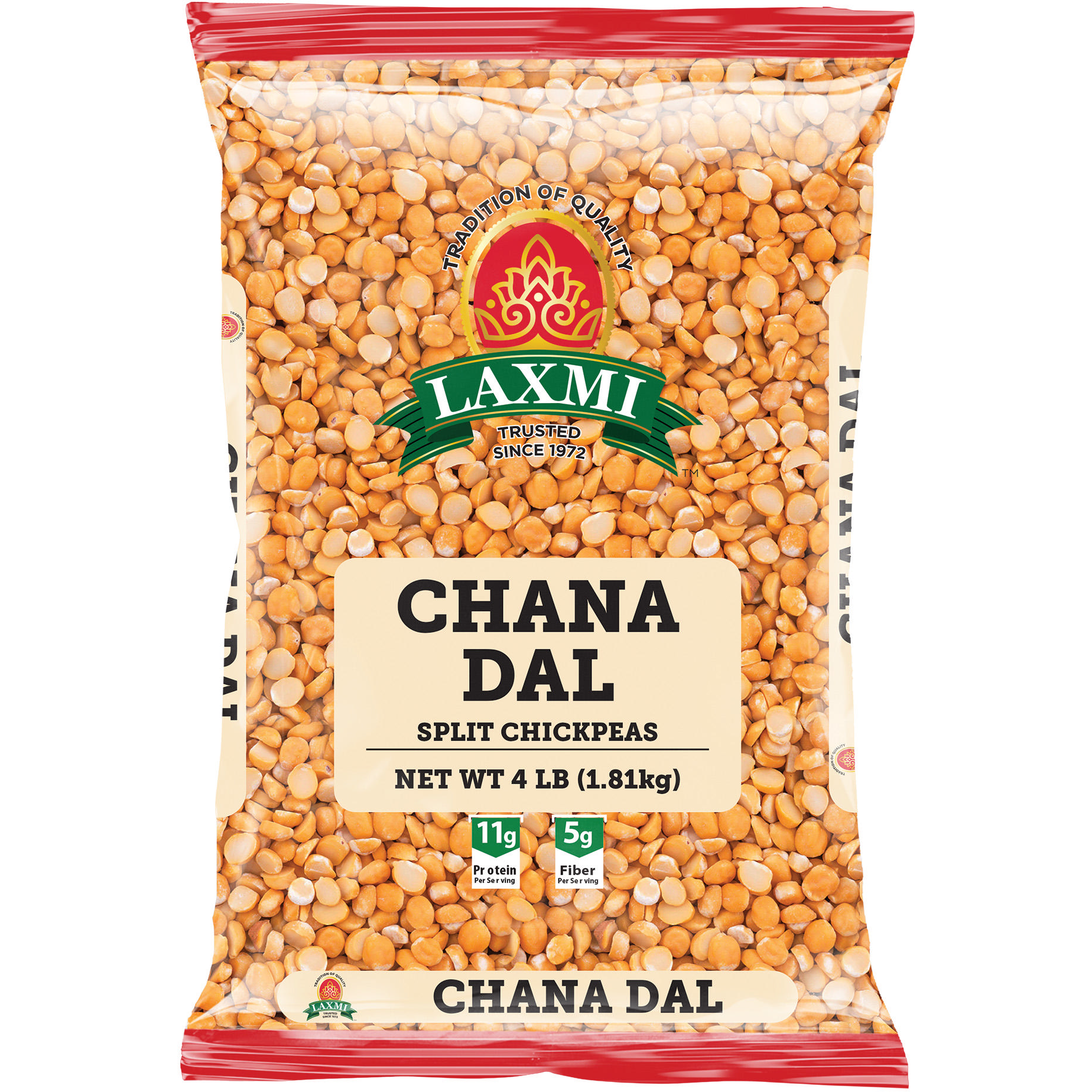 Pack of 2 - Laxmi Chana Dal - 4 Lb (1.81 Kg)