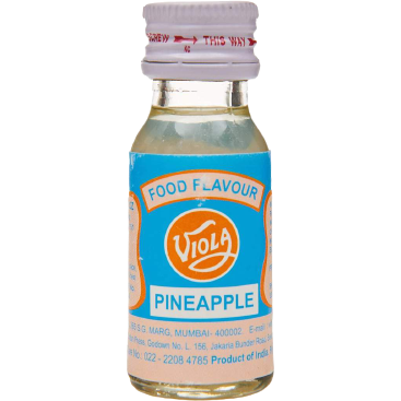 Pack of 4 - Viola Food Flavor Essence Pineapple - 20 Ml (0.67 Fl Oz)