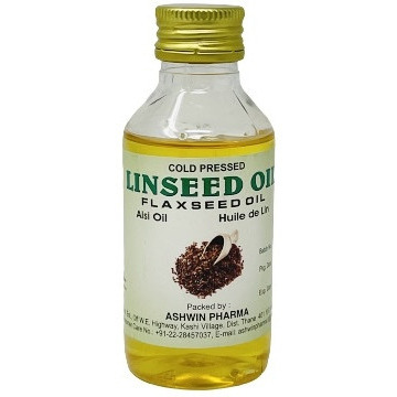 Pack of 2 - Ashwin Linseed Flaxseed Alsi Oil - 100 Ml (3.4 Fl Oz)
