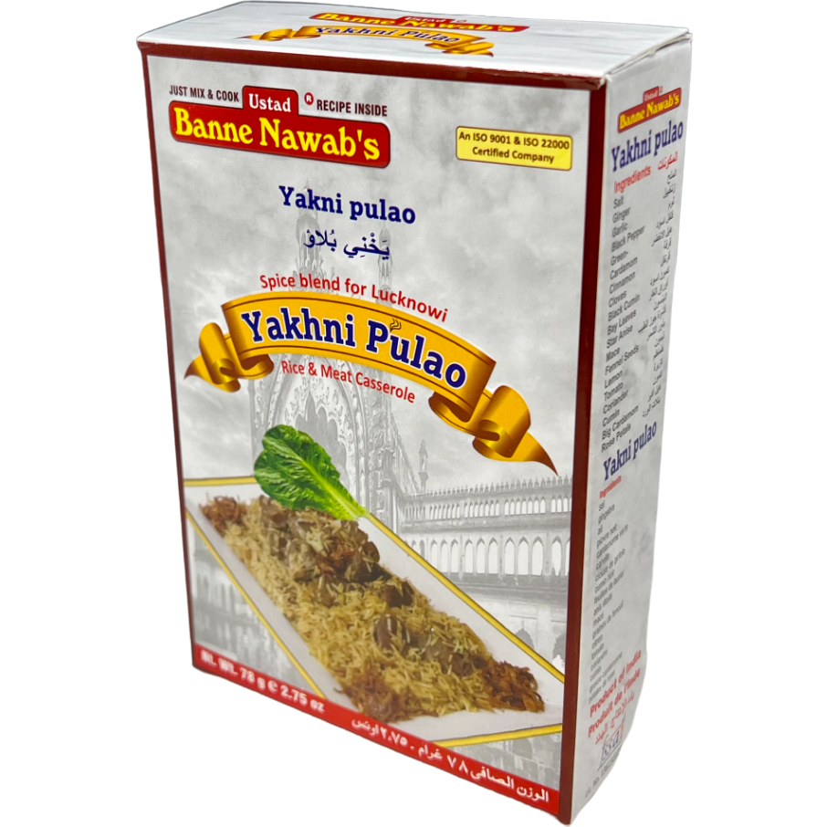 Pack of 3 - Ustad Banne Nawab's Yakhni Pulao Spice Mix - 78 Gm (2.75 Oz)