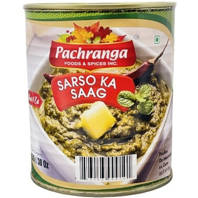 Pack of 2 - Pachranga Foods Sarson Ka Saag - 850 Gm (1.87 Lb)