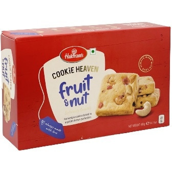 Pack of 3 - Haldiram's Cookie Heaven Fruit & Nut Homestyle Cookies - 400 Gm (14.1 Oz)