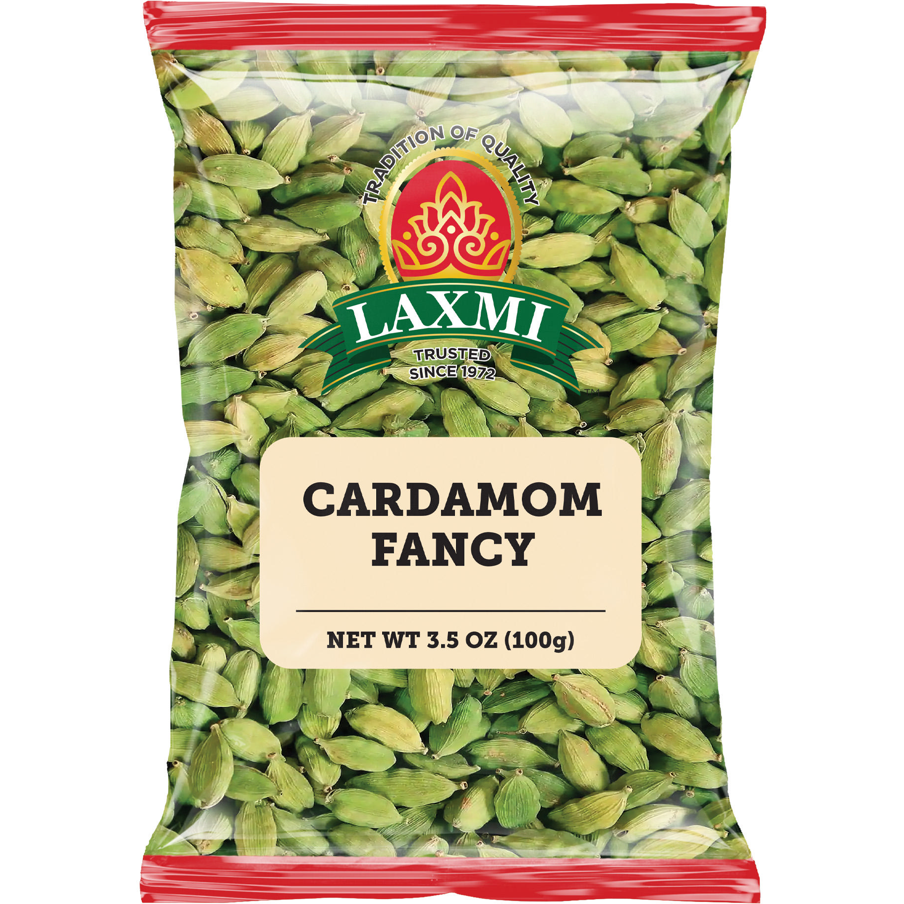 Pack of 2 - Laxmi Green Cardamom - 100 Gm (3.5 Oz)