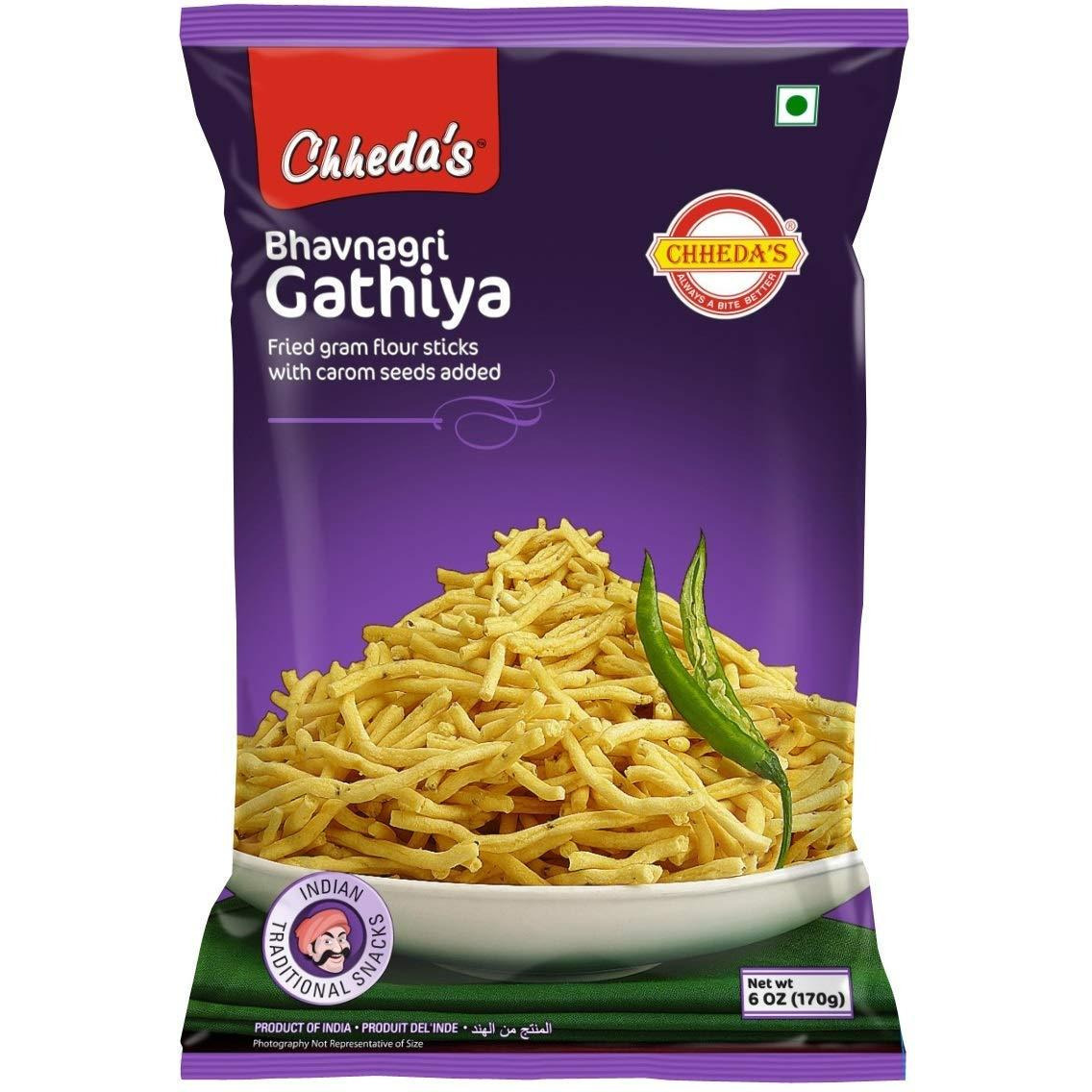 Pack of 2 - Chheda's Bhavnagari Gathiya - 170 Gm (6 Oz)