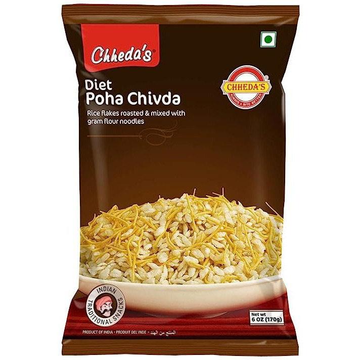 Pack of 4 - Chheda's Diet Poha Chivda - 170 Gm (6 Oz)