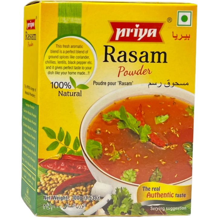 Pack of 4 - Priya Rasam Powder - 100 Gm (3.5 Oz)