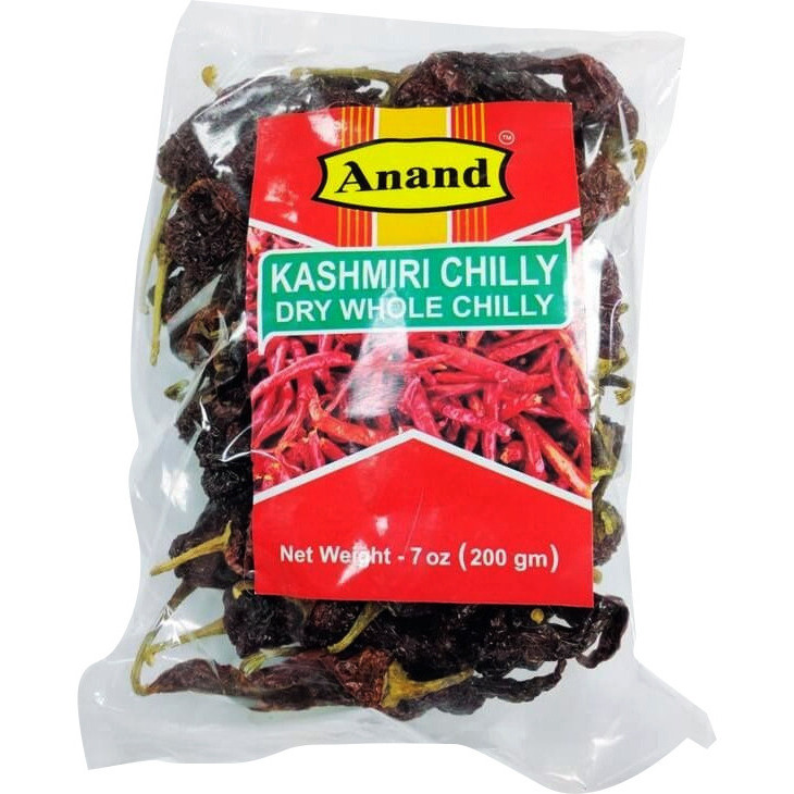 Pack of 2 - Anand Kashmiri Chilly Dry Whole - 7 Oz (200 Gm)