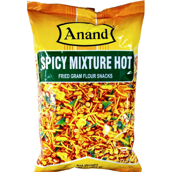 Pack of 4 - Anand Spicy Mixture Hot - 400 Gm (14 Oz)