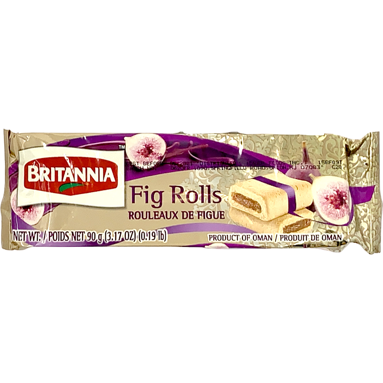 Pack of 5 - Britannia Fig Rolls - 3.17 Oz   (89.86 Gm)