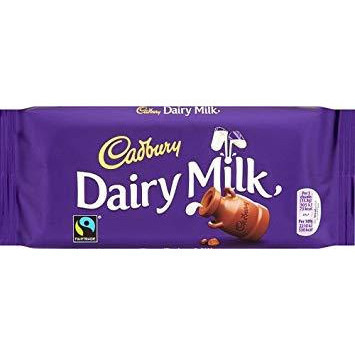Pack of 2 - Cadbury Dairy Milk Chocolate - 110 Gm (3.8 Oz)