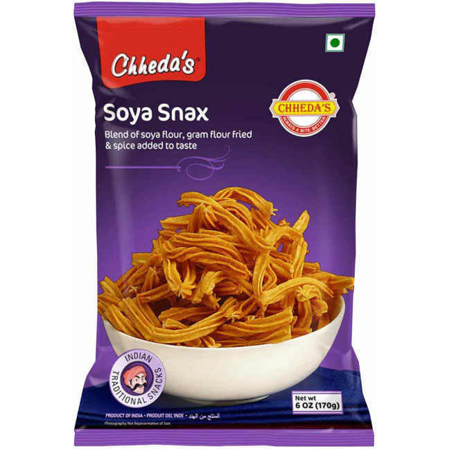Pack of 3 - Chheda's Soya Snax - 180 Gm (6 Oz)