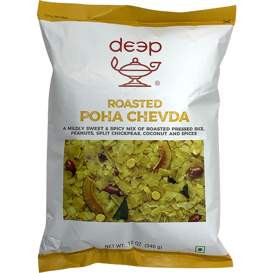 Pack of 2 - Deep Roasted Poha Chevda - 12 Oz (340.19 Gm)