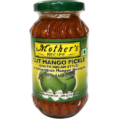 Pack of 3 - Mother's Recipe Cut Mango Pickle - 300 Gm (10.6 Oz) [Buy 1 Get 1 Free]