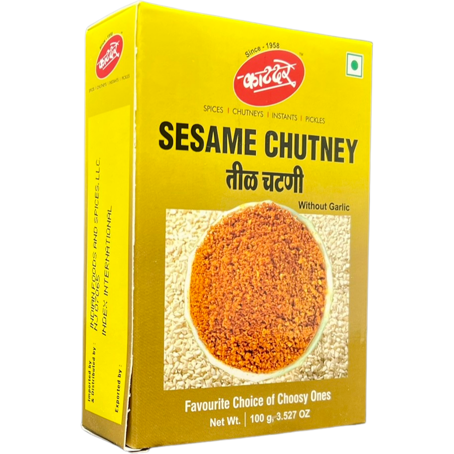 Pack of 2 - Katdare Til Sesame Chutney - 100 Gm (3.5 Oz)