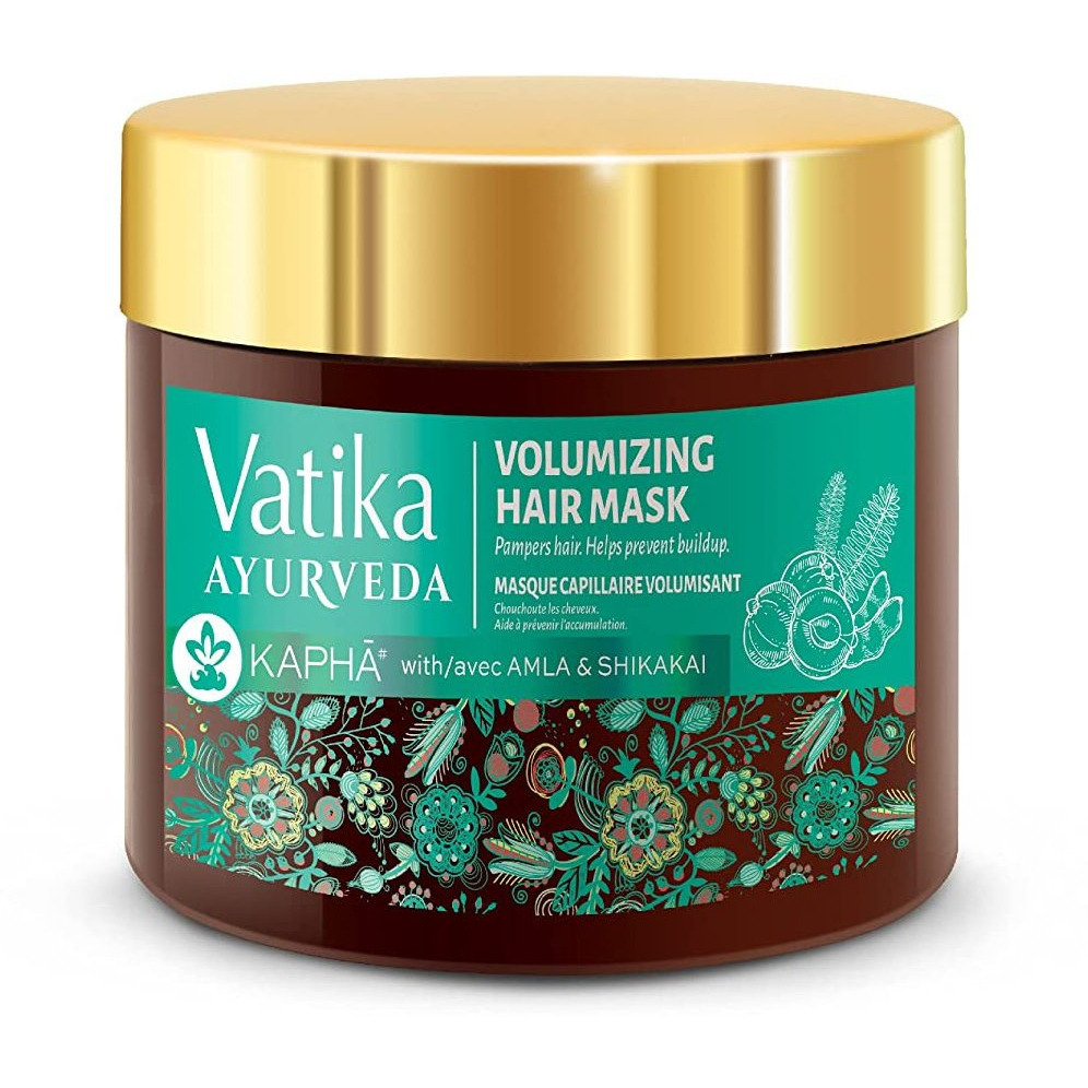 Pack of 4 - Vatika Ayurveda Volumizing Hair Mask For Kapha - 250 Gm (8.8 Oz) [50% Off]
