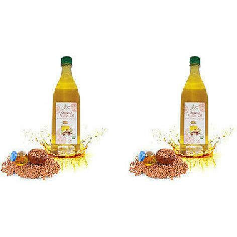 Pack of 2 - Jiva Organics Organic Peanut Oil - 1 L (33.8 Fl Oz)