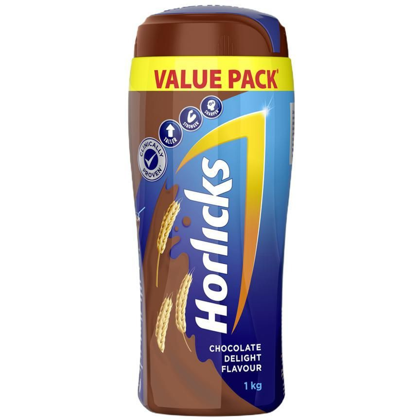 Pack of 2 - Horlicks Chocolate Flavor - 1 Kg (2.2 Lb)