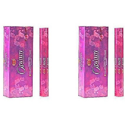 Pack of 2 - Hem Opium Agarbatti Incense Sticks - 120 Pc