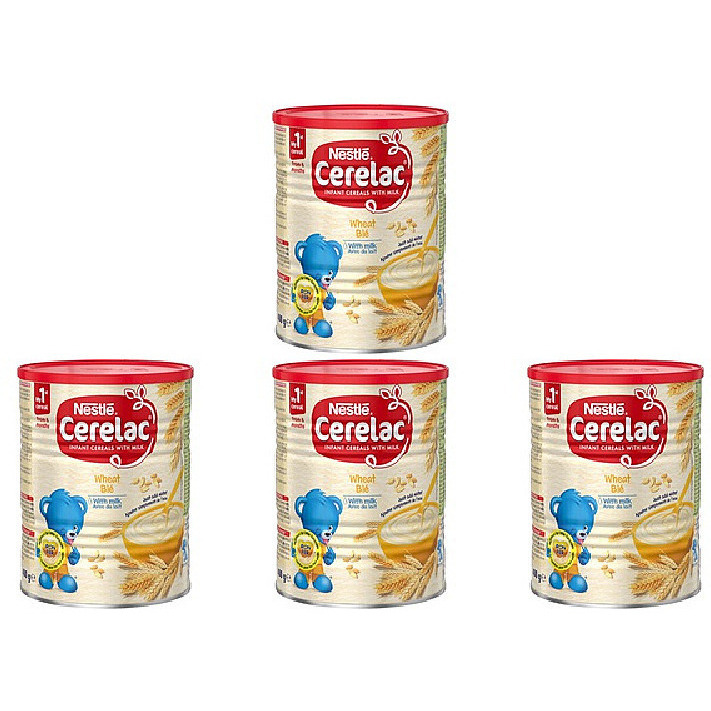 Pack of 4 - Nestle Cerelac Wheat With Milk - 400 Gm (14 Oz)