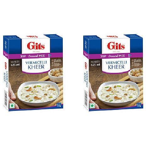 Pack of 2 - Gits Dessert Mix Vermicelli Kheer - 100 Gm (3.5 Oz) [50% Off]