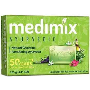 Pack of 2 - Medimix Ayurvedic Natural Glycerine Soap - 125 Gm (4.4 Oz)