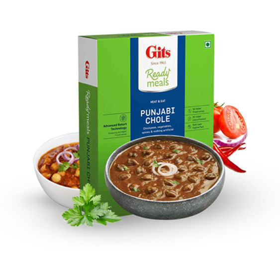 Pack of 4 - Gits Ready To Eat Punjabi Chole - 300 Gm (10.5 Oz)