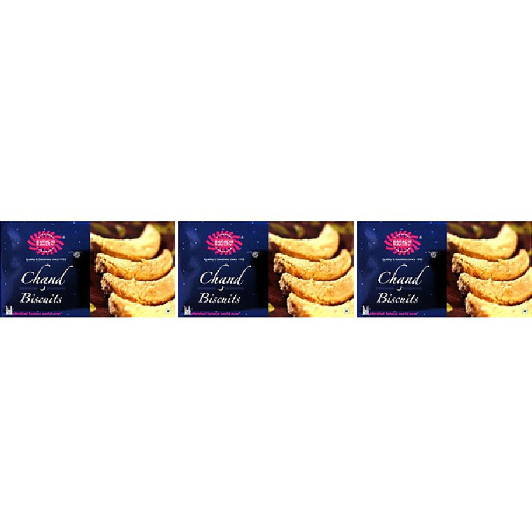 Pack of 3 - Karachi Bakery Chand Biscuits - 400 Gm (14 Oz)