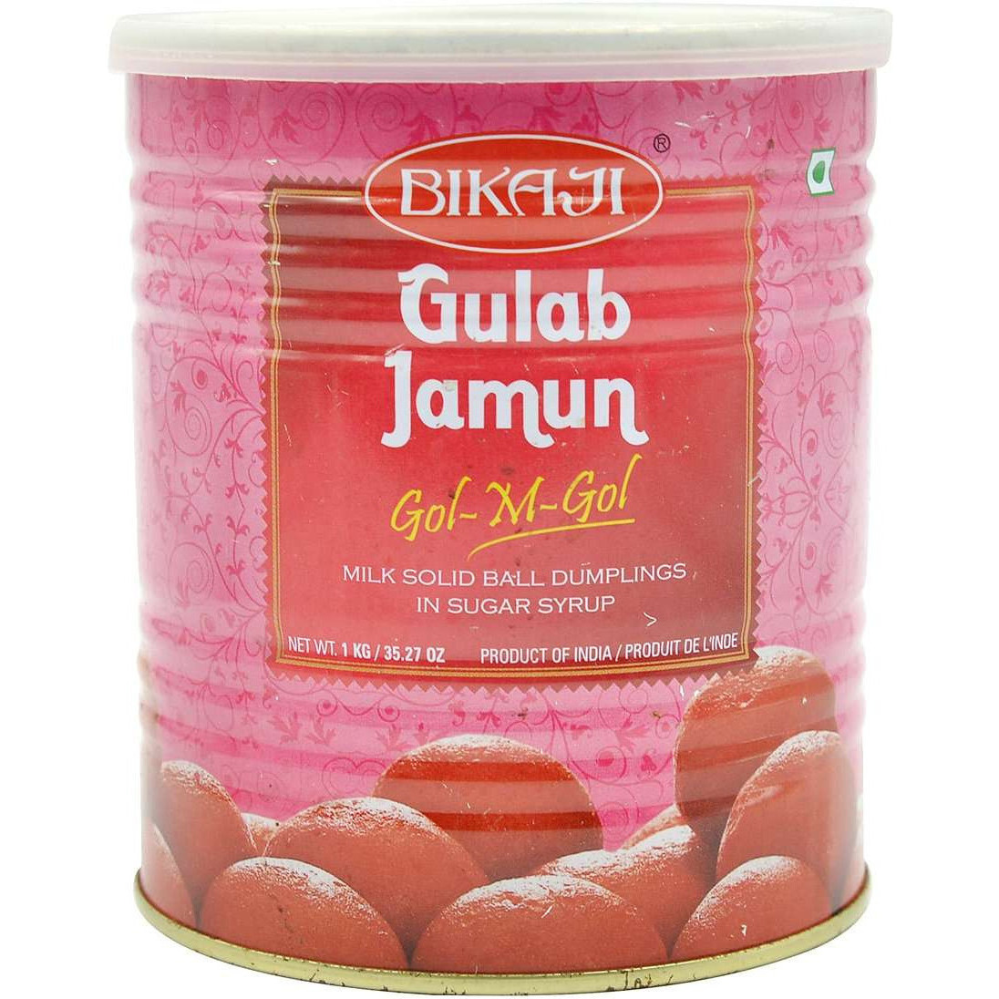 Pack of 4 - Bikaji Gulab Jamun - 1 Kg (35.27 Oz)