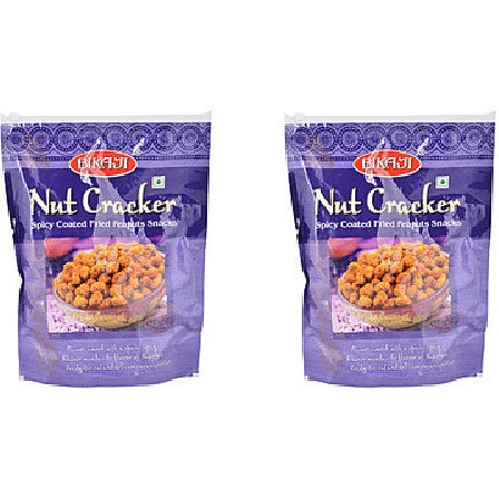 Pack of 2 - Bikaji Coated Peanuts Nut Cracker - 400 Gm (14.1 Oz)