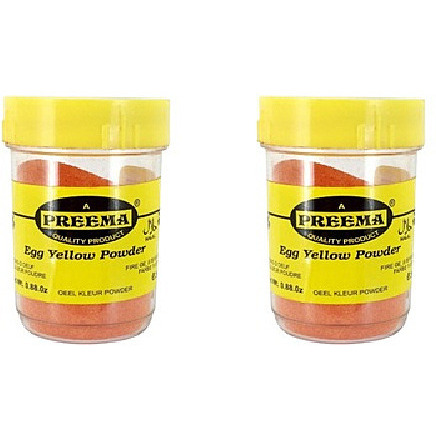 Pack of 2 - Preema Yellow Food Color Powder - 25 Gm (0.88 Oz)