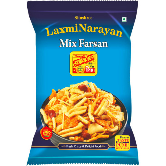 Pack of 4 - Sitashree Laxmi Narayan Mix Farsan - 500 Gm (1.1 Lb)