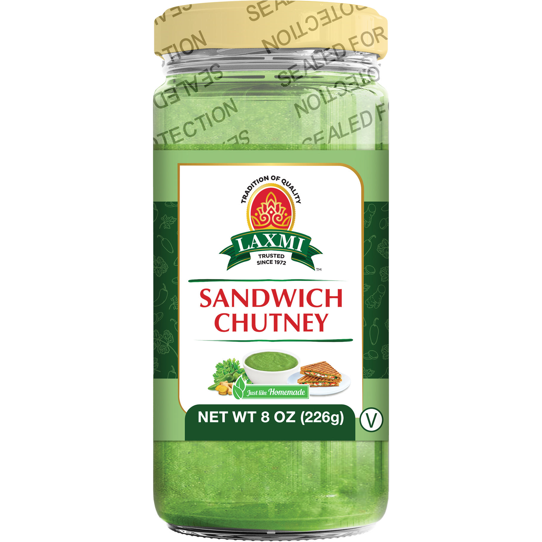 Pack of 2 - Laxmi Sandwich Chutney - 8 Oz (225 Gm)