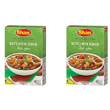 Pack of 2 - Shan Kitchen King Masala - 100 Gm (3.5 Oz)