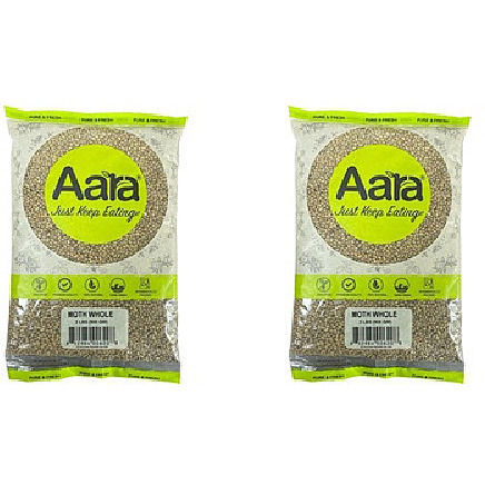 Pack of 2 - Aara Moth Beans - 2 Lb (908 Gm)