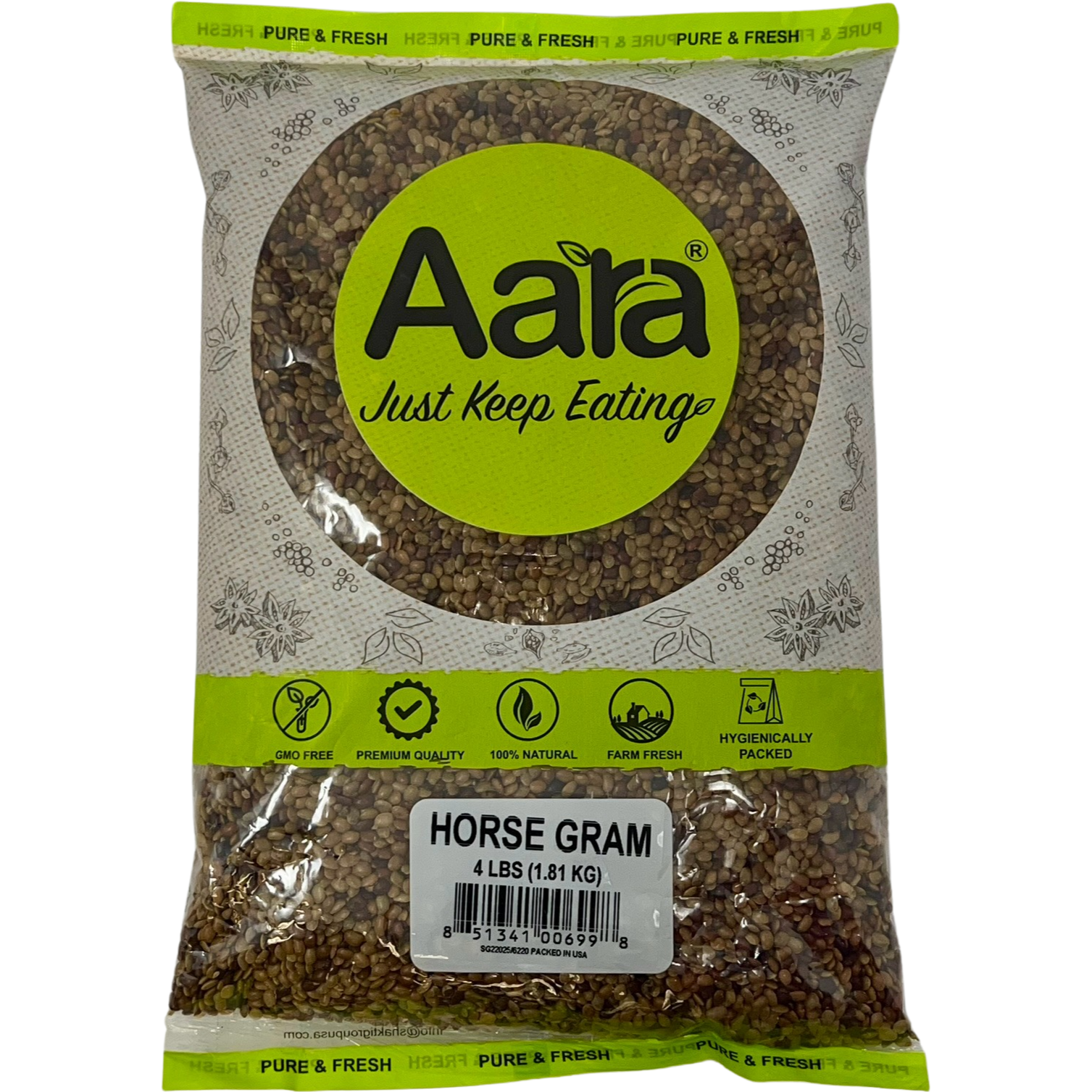 Pack of 3 - Aara Horse Gram - 4 Lb (1.81 Kg)