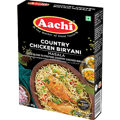 Pack of 2 - Aachi Country Chicken Biryani Masala - 45 Gm (1.59 Oz)