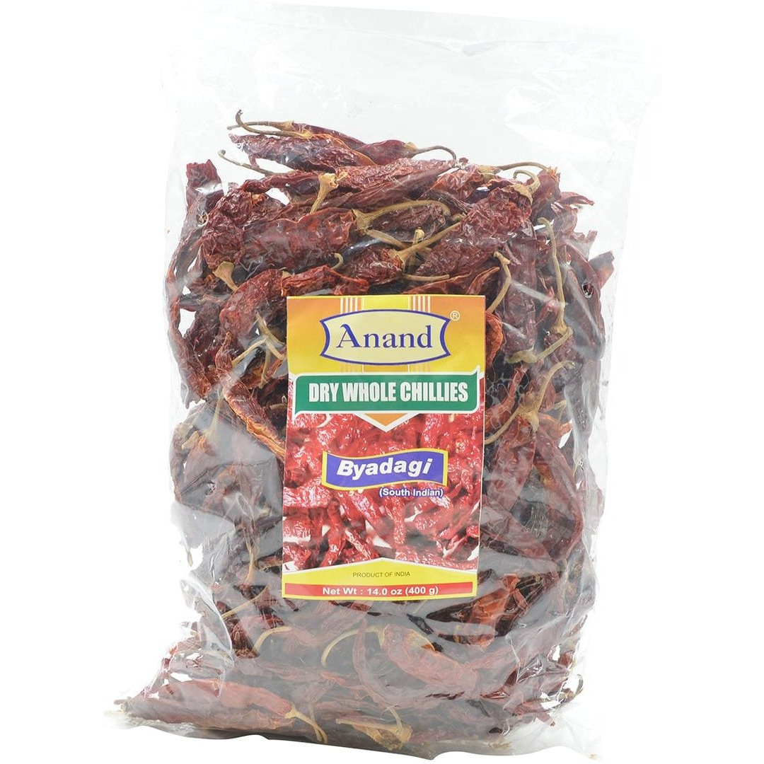 Pack of 2 - Anand Dry Whole Chillies Wrinkled -  400 Gm (14.08 Oz)